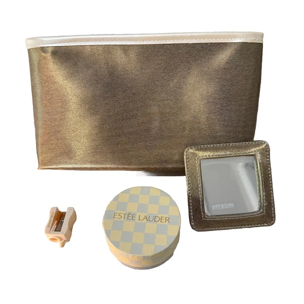 Estée Lauder Lucidity Translucent Powder .2oz/6gm Travel Case Mirror Sharpener